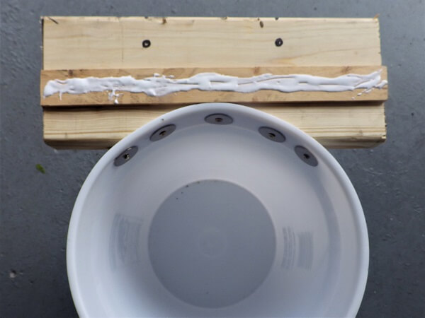 Toilet Bolt Holes Marked